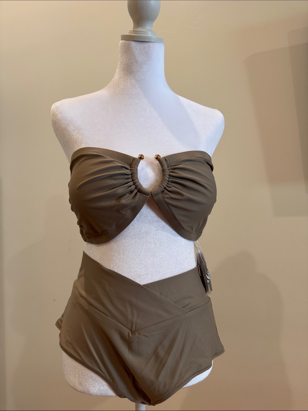 Tan Bikini Set w/Extra Bottoms